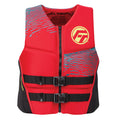 Full Throttle Mens RapidDry FlexBack Life Jacket  M  RedBlack 14250010003026