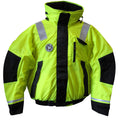 First Watch AB1100 Flotation Bomber Jacket  HiVis YellowBlack  XXL AB1100HVXXL