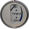 Faria Chesapeake White SS 2 Trim Gauge Mercury  Mariner  Mercruiser  Volvo DP  Yamaha  01 and Newer 13807