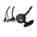 Fusion MSCBUUSB35 Panel Mount USB  35mm Headphone Jack 0101238100