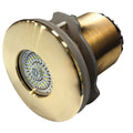 Lumitec SeaBlaze Typhoon Underwater Light  Bronze ThruHull LED Light  Spectrum RGBW  Flush Mount 101451