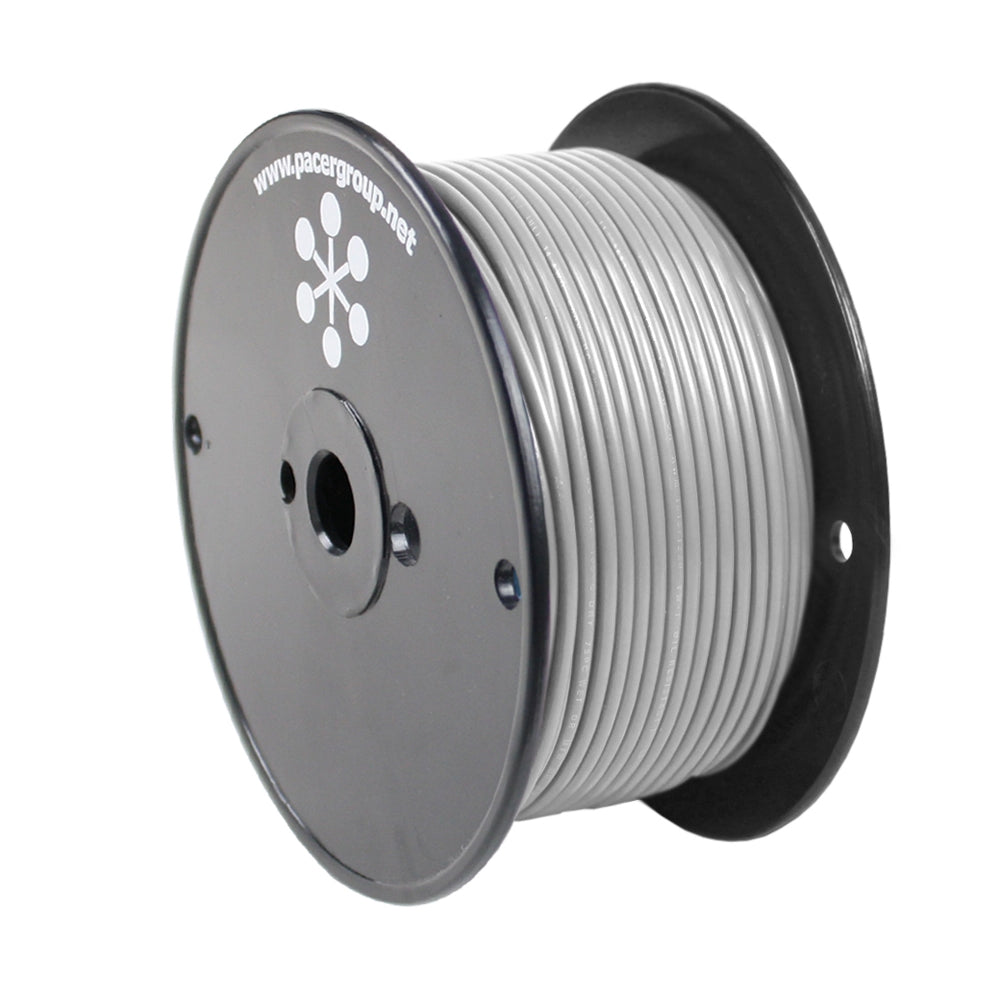 Pacer Grey 10 AWG Primary Wire  250  WUL10GY250