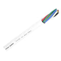 Pacer Round 6 Conductor Cable  250  166 AWG  Black Brown Red Green Blue  White  WR166250